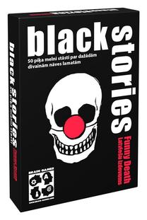 Kortų žaidimas Brain Games Black Stories Funny Death, LV
