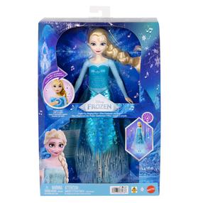 Lėlė Mattel Disney Frozen Singing Elsa JLJ07, 30 cm, mėlyna sp.