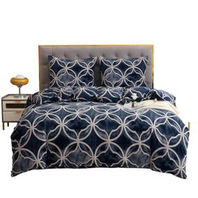 Patalynės užvalkalų komplektas Teddy Bear PEK-120, mėlynas/pilkas, 140 x 200 cm