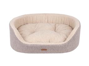 Кровать для животных Amiplay Elipsa Eco Malmo, бежевый цв., L