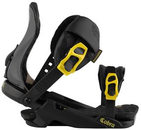 Крепления для сноуборда Rossignol Cobra, черный цв./желтый цв., M/L