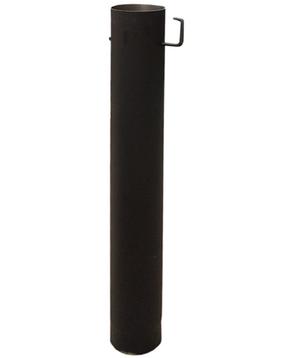 Kamina ühendustoru Abx, must v., 130 mm, 100 cm