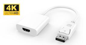 Adapter MicroConnect DPHDMI3W Display port 1.2, HDMI, 0.15 m, valge v.