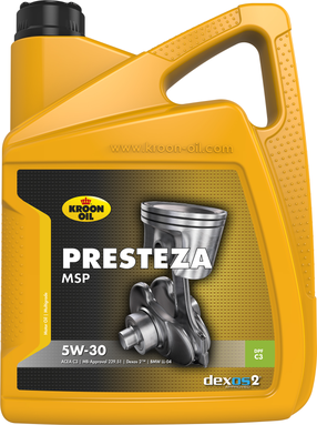 Variklių alyva Kroon Oil Presteza MSP 5W - 30, sintetinis, 5 l