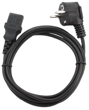 Провод Gembird PC-186 Elektros tinklo, PC-186, 1.8 м, черный цв.