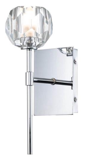 Šviestuvas sieninis Elstead Lighting Regalia, G9, 3000 °K, 1 x 3 W, skaidri sp. / chromo sp.