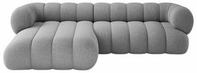 Kampinė sofa Cosmopolitan Design Koge Eden 18, šviesiai pilka sp., kairinė, 165 x 270 cm x 70 cm