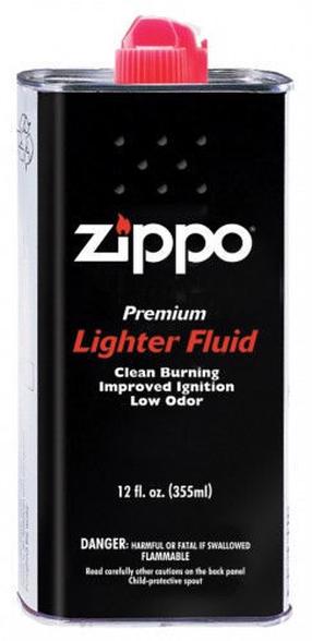 Degviela šķiltavām Zippo Premium Lighter Fluid, melna krās., 355 ml