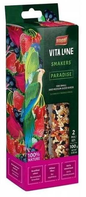 Pulgake Vitapol Vitaline Paradise, väikestele papagoidele x 10