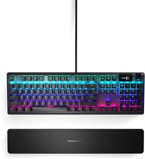 Laidinė žaidimų klaviatūra Steelseries Apex 5 64532 SteelSeries Hybrid Blue, Anglų (US), juoda sp.