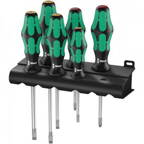 Набор отверток Wera 334/6, изолированный, 15 см, 5 шт.