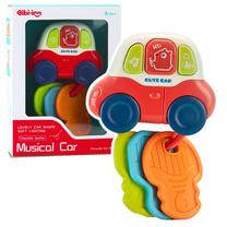 Interaktyvus žaislas, automobilio raktai su pulteliu, automobilis Lean Toys Musical, įvairių spalvų