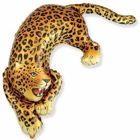 Õhupall erikujuga Flexmetal Wild Leopard, pruun v./kuldne v.