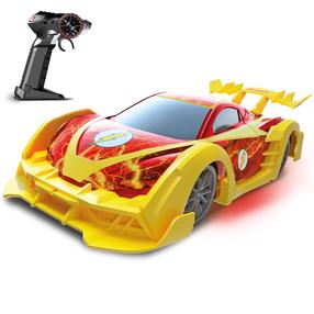 Rc автомобиль Bladez Toyz The Flashradio Armoured Racer, 1:20, красный цв./желтый цв.