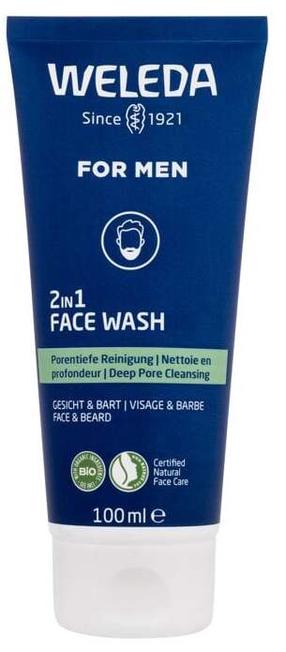 Näopuhastusvahend Weleda Men 2in1, 100 ml