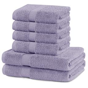 Vannirätikute komplekt Restilo Marina 15215, helelilla v., 140 cm x 70 cm, 6 tk