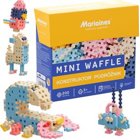 Конструктор Marioinex Mini Waffle City Traveler 904282, 200 шт., многоцветный