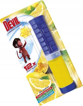Гель для унитаза Dr. Devil Lemon fresh, 0.075 л