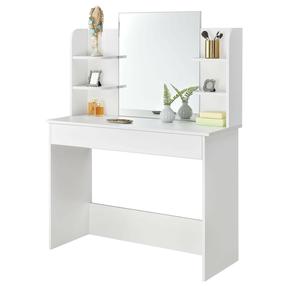 Kosmetinis staliukas ModernHome PWSHT-20, balta sp., 142 cm x 108 cm x 40 cm