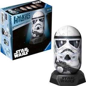 3D puzle Ravensburger 3D Hylkies: Stormtrooper, 8 cm x 8 cm, 54 gab.