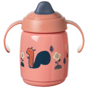 Krūzīte ar snīpi Tommee Tippee Sippee Love You to The Moon And Back, 300 ml, 7 mēn., plastmasa/silikons, rozā krās.