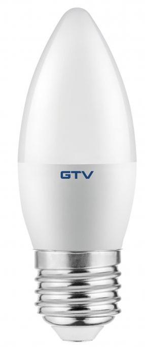 Lemputė GTV LED, C30, 3000 °K, E27, 6 W, 520 lm