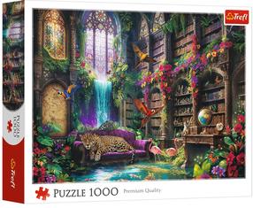 Puzle Trefl Magic Library, 68 cm x 48 cm, 1000 gab.