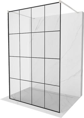 Dušo sienelė Mexen Kioto Walk-in, 140 cm x 200 cm, brushed nickel sp./grūdintas