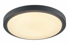 Valgusti plafoon SLV Ainos 229965, LED, 3000 °K, 1 x 21 W, valge v. / antratsiit v.