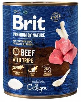 Märg koeratoit Brit Premium By Nature Beef with Tripe, veiseliha, 0.8 kg