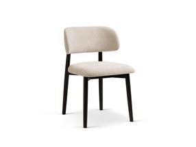 Kėdžių rinkinys Cosmopolitan Design Evan, matinė, smėlio sp./tamsiai ruda sp., 51 cm x 49.5 cm x 77 cm, 2 vnt.