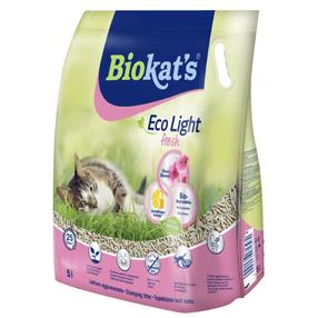 Kačių kraikas Gimborn Biokat's Eco Light Fresh Cherry Blossom, organinis (sušokantis), 5 l