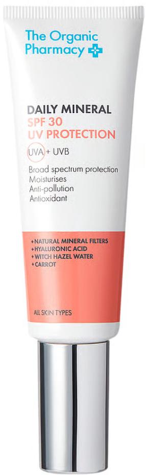Крем для ухода за загаром для лица The Organic Pharmacy Daily Mineral SPF30, 50 мл
