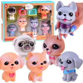 Figūrėlių rinkinys Funny Pet, 6 vnt., įvairių spalvų