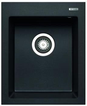 Кухонная мойка Pyramis Istros Carbon, гранит, 50 см x 41 см x 20 см, черный цв.