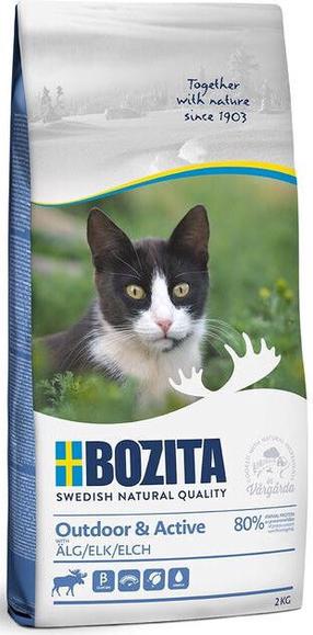 Sausas kačių maistas Bozita Outdoor & Active Elk, vištiena, 2 kg