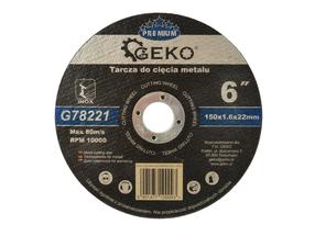 Pjovimo diskas Geko G78221, 150 mm x 1.6 mm x 22.23 mm