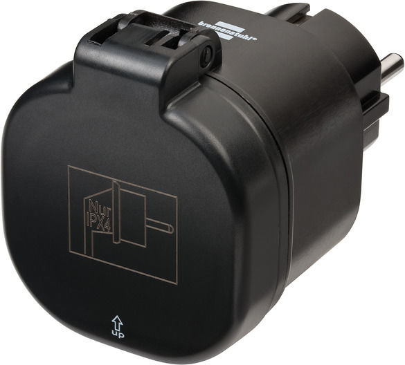 Pistikupesa Brennenstuhl Wi-Fi 1294860100, maandusega, IP44, must v.