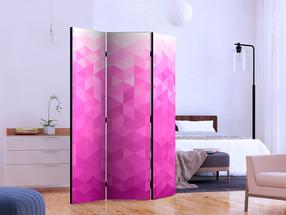 Fototapete Artgeist Pink Pixel Paraventtc0491, 172 cm x 135 cm