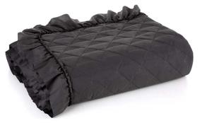 Lovatiesė Vanesa NLP-04, juoda sp., 170 cm x 210 cm