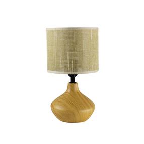 Galda stāvlampas Candellux Lighting Riba, E14, 40W, zelta krās./brūna krās.