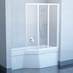 Vannisein Ravak VS3 100, 100 cm x 140 cm x 12.2 cm, läbipaistev v./läbipaistev