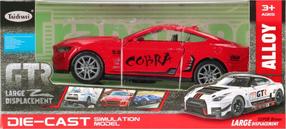 Игрушечная машина GTR Cobra, красный цв.