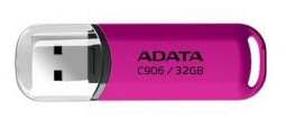 USB mälupulk Adata C906, roosa v., 32 GB
