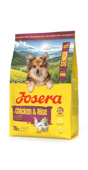 Сухой корм для собак Josera Mini Senior 5728, курица/рис, 3 кг