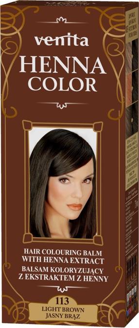 Juuksevärv Venita Henna Color Balsam, hele pruun v., 113, 75 ml