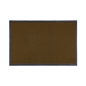 Придверный коврик Domoletti 3D, черный цв./oранжевый цв., 80 см x 120 см x 1 см