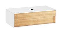 Valamualune vannitoa kapp Ravak Step 1000, tamm v./valge v., 54 cm x 100 cm x 30.5 cm