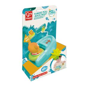 Vonios žaislas Hape Pull-back Boat E0217, mėtinė (mint) sp.