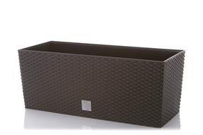 Gėlių vazonas Prosperplast DRTC600, plastikinis, 60 cm x 25 cm, Ø 60 cm, pilka sp.